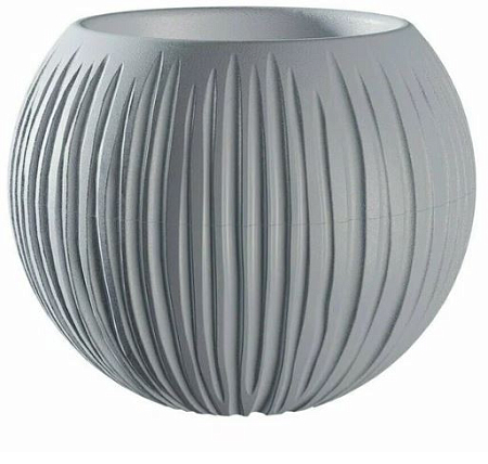 Кашпо "Сфера" (1,7 л.) Цв. Серый жемчуг (КШ-9766)