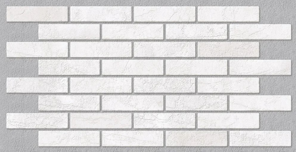 Панель декор.ПВХ кирпич Жемчужный 0,485*0,960 (уп=15шт)
