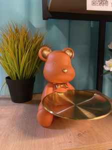 Поднос медведь 14*14*18 см