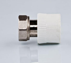 Муфта с накидной гайкой 1 v 20х1/2" (мет.штуцер) TEBO(_40_)