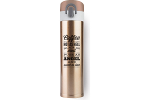 ТЕРМОБУТЫЛКА ЦВЕТ БРОНЗА ИЗ НЕРЖ.СТАЛИ TRAVEL BOTTLE, 350 МЛ