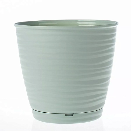 Кашпо "Saffron" D176мм 2,6л с/п Светло-зеленый (24) 221610217/03