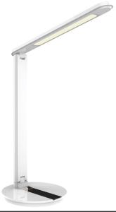 Светильник настольный светодиодный, 9Вт, сенсорное управление, белый