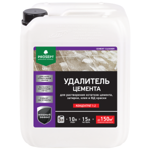 PROSEPT CEMENT CLEANER - удалитель цемента 1:2, концентрат 5л (4)