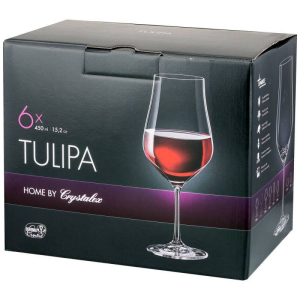 Набор бокалов для вина TULIPA OPTIC 6шт 450мл