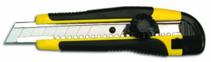 Нож "888"с сегментными лезвиями д/фиксации рез-пласт.корпус18мм (12)