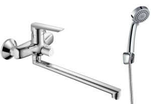 Смеситель для ванн Lagos, излив 300мм, с аксессуарами, арт. LG 31(__)