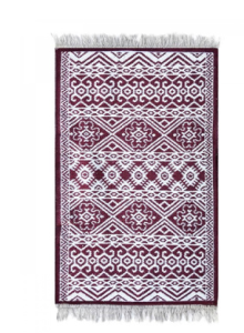 Коврик Kilim Usak из хлопка 60х90 вишневый-кремовый UK2079 , Турция
