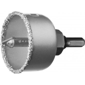 Коронка-чашка ЗУБР "Профессионал" c карбид-вольфрамовым нанесением, 51 мм, выс 25 мм, в сборе (10)