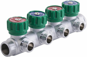 Коллектор Gappo плоский 3/4х1/2х4 вых (1)