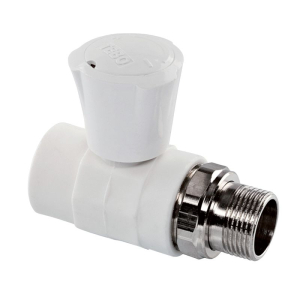 Кран PPRC нак.гайка 25*3/4 прямой MeerPlast (__)