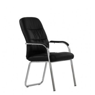 Кресло Barneo K-16 для посетителей и перегов. черн