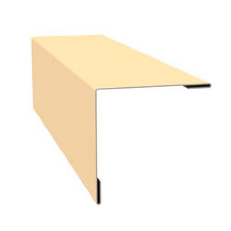 Планка угла наружного (ПУН 1015-75*75*3000) светлая слоновая кость