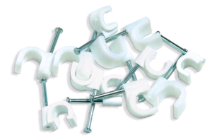 Скоба электроустанов, круглая 10мм (1уп-50шт) (10)