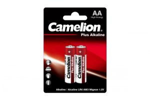 Батарейка Camelion Plus Alkaline блист. 2шт.1,5в LR6-BP2 пальчик (24)