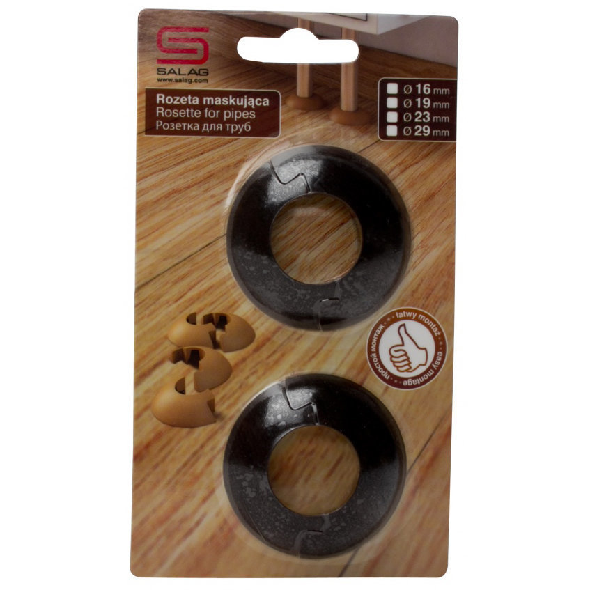 Розетка для труб Дуб Венге 29мм (2шт) (5)