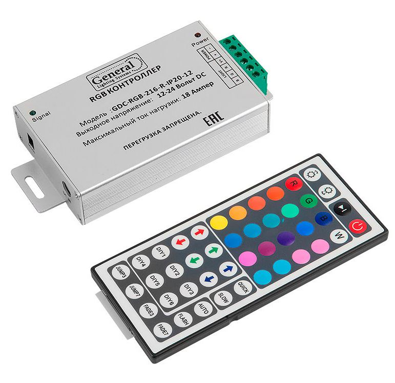 Контроллер GDC-RGB-216-R-IP20-12