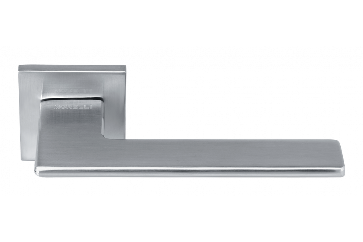 Ручка дверная MH-51-S6 SC, квадр накл 6мм, мат. хром