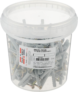 Дюбель-гвоздь 8х100 пот. манжета (полипропилен)  (50 шт) - ведро/12