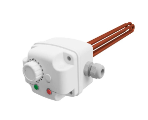 Нагрев. элемент 4,5 кВт (медн.), L-350мм, размер резьбы фланца 1 1/2, без анода