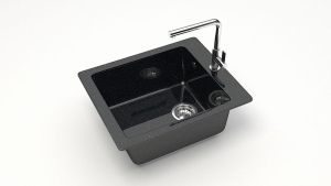 Мойка BERGG 425*500*195 Z8 Черная(_1_)