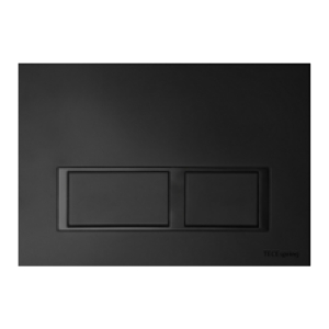 Комплект TECEspring c панелью смыва TECEspring, с прямоугольными кнопками, черный матовый(_1_)