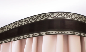 Карниз "Монарх" с поворотами 4,0 хром (5)