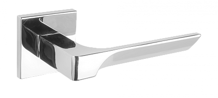 Ручка дверная РЕНЦ ЛЮКС Slim 03 "Румо", хром блестящий (20)