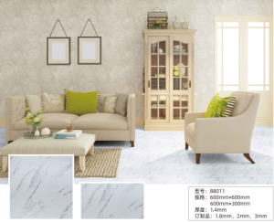 Панель самоклеющаяся 0,6*0,6 м (шт) белый мрамор