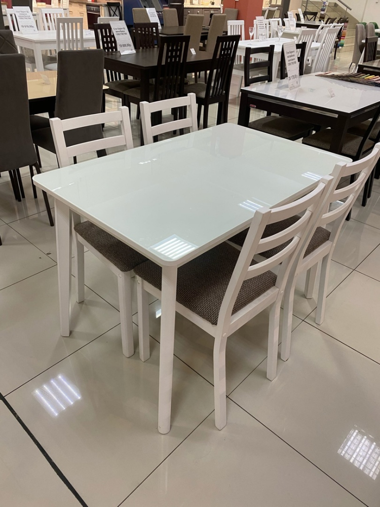 Столешница Бейсик-6 белое ст./белый