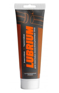 Сантехническая смазка LUBRIUM, тюбик 60мл, с еврослотом (25)