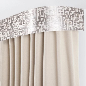 Карниз Бруно 7см с/п 3,0м 2рядный серебро-патина (5)