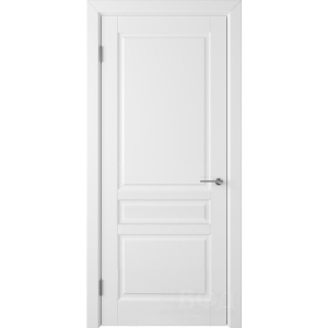 Дверь Стокгольм Белая эмаль ПГ600 (Polar)