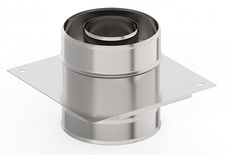 Монтажная площадка ф 150х220, AISI 439/Оц, 1,0мм/0,5мм, (К), (пл.260х340)