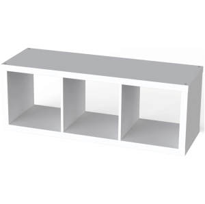 Стеллаж Фора 3 (112х42х38, белый)