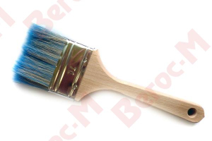 Кисть  ПРОФИ КФ 70*14 В7 смеш.щетина синяя (100)