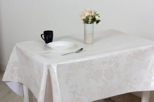 Клеенка Mirror 140 см, арт. M82018A, Белая жемчужина (20м)