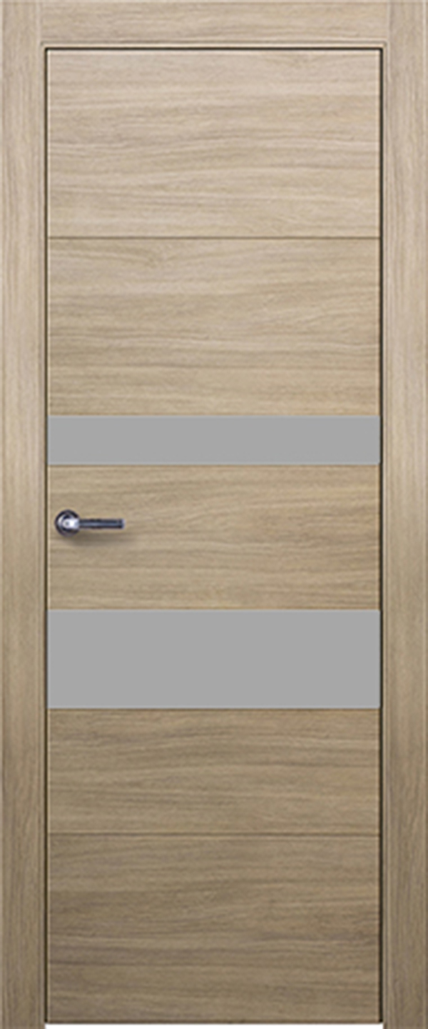 Дверь Дуб серо-зеленый 703 ДО 21-10 (пр/л), мех.замок, (900мм) СтеклоСильвер