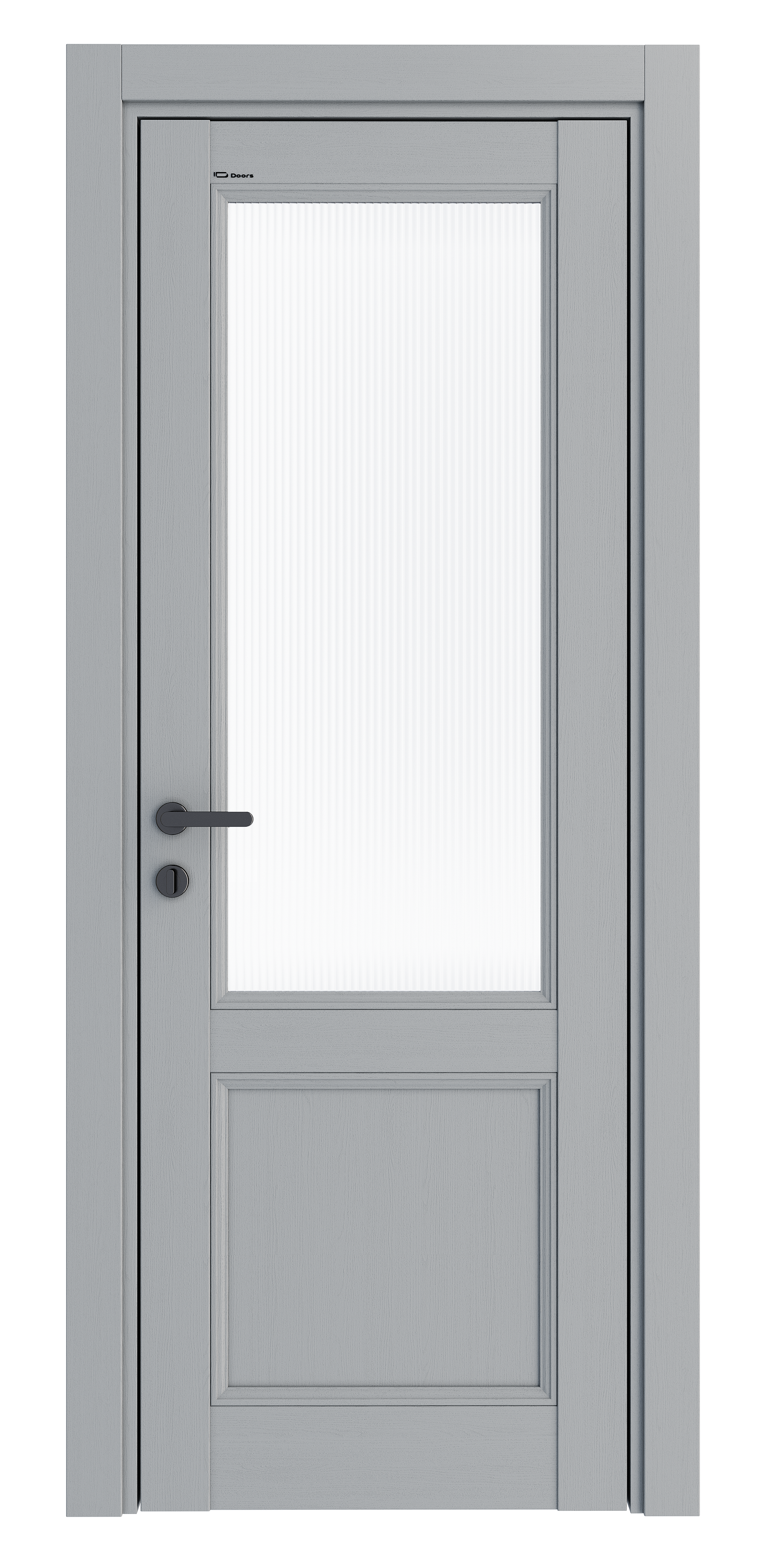Дверь ID1 NEO Light grey ПО 600 Glass