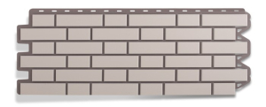 Панель Клинкерный Кирпич Белый (1,220 *0,440м*0,017) Альта-Профиль (10)