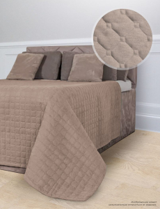 Покрывало "Luxor" стеганое диз. №16-1509 Розовая пастель (240х210)