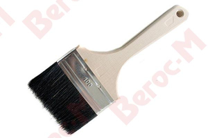 Кисть  КФ 100*14 Т4 натур.ЧЕРНАЯ.щетина (35)