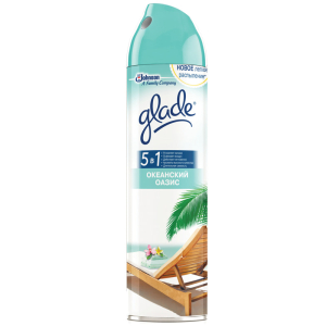 Освежитель воздуха Glade Океанский оазис аэрозоль 300мл (12)(_12_)