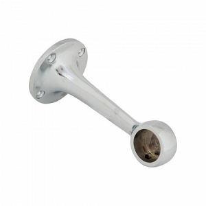 Крепление трубы к стене торцевое усиленное Tech-Krep, хром (1 шт) (5)