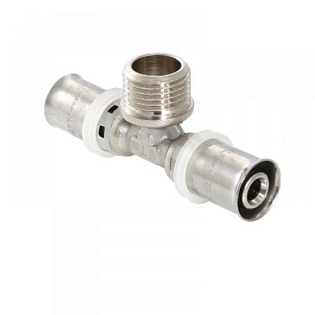 Тройник пресс с переходом на нар. р. 26х1/2"х26 (5/30)