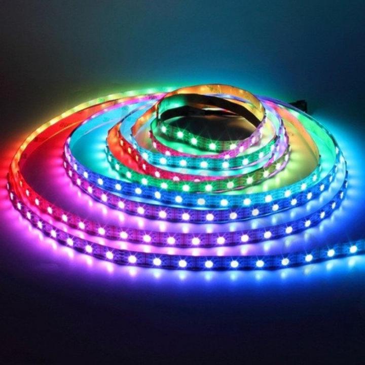 Лента светодиодная 12V 14,4W 60SMD 5050 14.4W IP65 5m RGB (__)