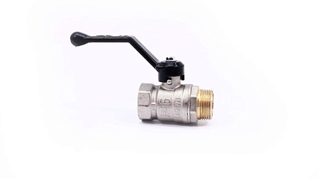 Кран шаровой латунный LD Pride В-Н Ду 15 Ру 40 рычаг (17)