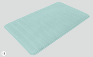 Коврик для ванной "Линия", 45 * 70 см, мята, с эффектом памяти