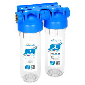 Фильтр магистральный двойной 1" 