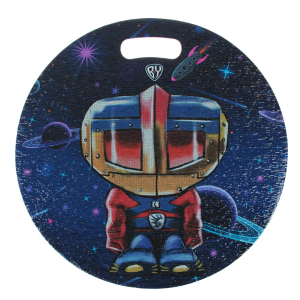 Ледянка Вселенная круглая, с рисунком, пенополиэтилен, 40x0,8см